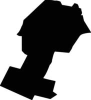 SIMAND Romania silhouette map vector