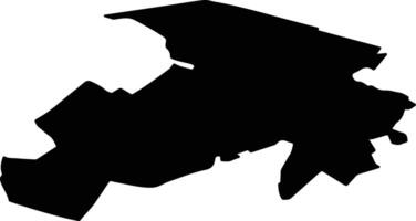 SIRET Romania silhouette map vector