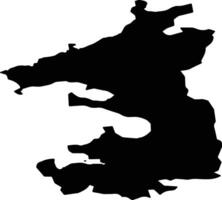 SLIGO DRUMCLIFF LEA 5 Ireland silhouette map vector