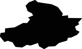 Slutsk Belarus silhouette map vector