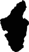Socha Colombia silhouette map vector