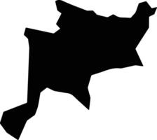 Soledade Brazil silhouette map vector