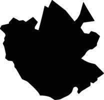Soltepec Mexico silhouette map vector