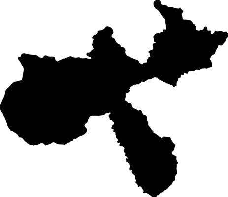 Sop Moei Thailand silhouette map