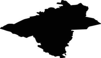 Stalbes pag Latvia silhouette map vector