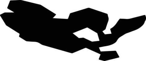 Staicele Latvia silhouette map vector