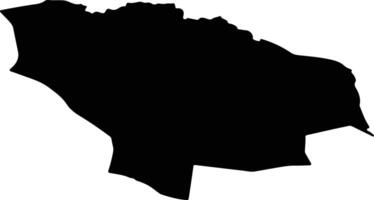 Stange nor Norway silhouette map vector