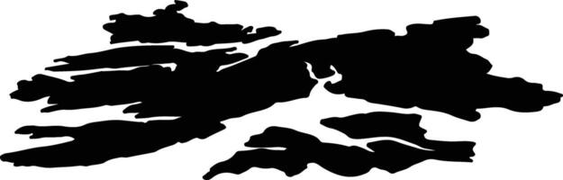 Steigen nor Norway silhouette map vector