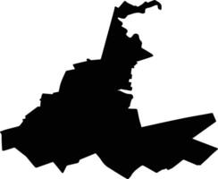 Stichtse Vecht Netherlands silhouette map vector