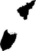 Sucre Ecuador silhouette map vector