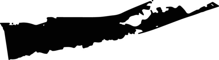 Suffolk United States silhouette map vector