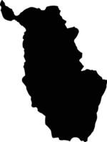 Supia Colombia silhouette map vector