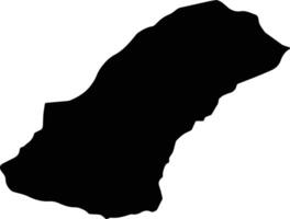 Suscal Ecuador silhouette map vector