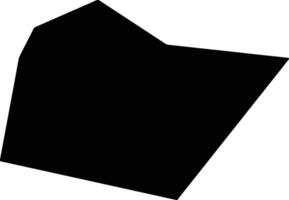 Suseong gu South Korea silhouette map vector
