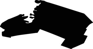 SUTESTI Romania silhouette map vector