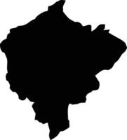 Sutatausa Colombia silhouette map vector