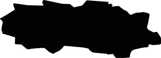 Sutru pag Latvia silhouette map vector