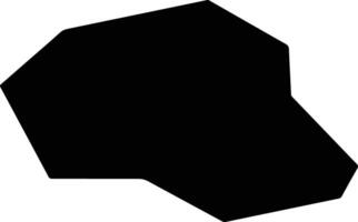 Suvorovo Bulgaria silhouette map vector