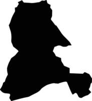 Svay Chrum Cambodia silhouette map vector