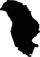Svelvik nor Norway silhouette map vector