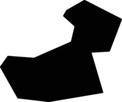 Tailaixian China silhouette map vector