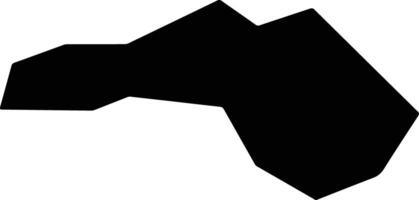 Taihexian China silhouette map vector
