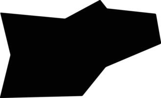 Taipusiqi China silhouette map vector