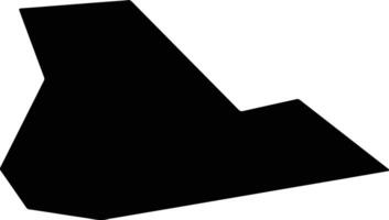 Takatori Japan silhouette map vector