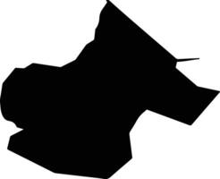 Takhtakupir Uzbekistan silhouette map vector