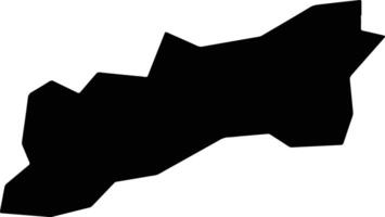 Taki Japan silhouette map vector