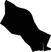 TAMPINES Singapore silhouette map vector