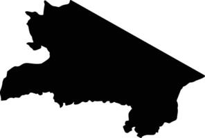 Tarime Tanzania silhouette map vector