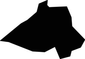 Tarrafas Brazil silhouette map vector