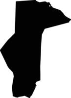 Tawkar Sudan silhouette map vector