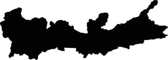 Tena Ecuador silhouette map vector