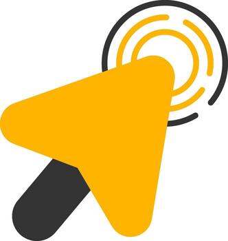 Context Menu Right Click Glyph Two Color vector