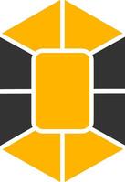 Ruby Code Syntax Icon Glyph Two Color vector