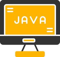 Java Development Kit Symbol Glyph Two Color vector