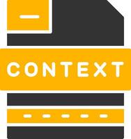 Sensitive File Context Integrity Glyph Two Color vector