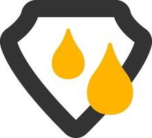Save Fresh Water Icon Glyph Two Color vector