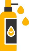 Ultra Moisturizing Body Lotion Glyph Two Color vector