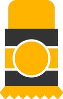 Light Snack Service Bar Glyph Two Color vector