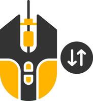 Sort List Items Glyph Two Color vector