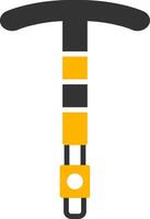 Deep Socket Spark Wrench Glyph Two Color vector