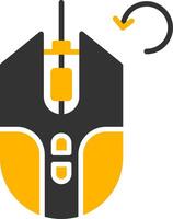 Undo Last Action Glyph Two Color vector
