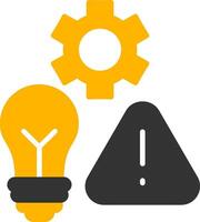Product Development Innovation Strategy Glyph Two Color vector