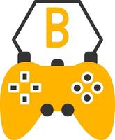 Official Game Patch Update Glyph Two Color vector