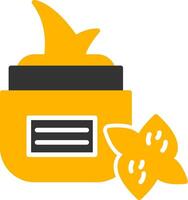 Lightweight Dry Body Oil Glyph Two Color vector