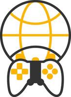 Narrative Game StoryGlyph Glyph Two Color vector