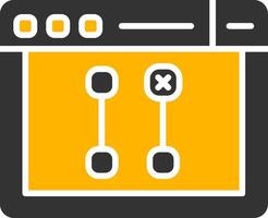 Git Pull from Remote Icon Glyph Two Color vector